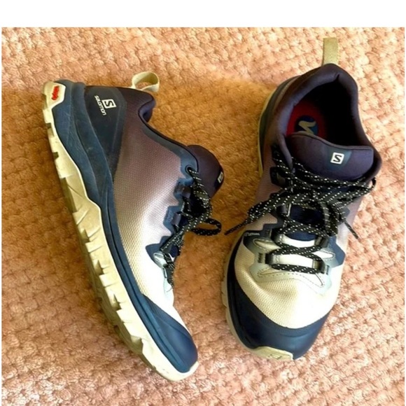 Salomon Men's Vaya Athletic Shoes - Navy and Gray - Picture 2 of 6